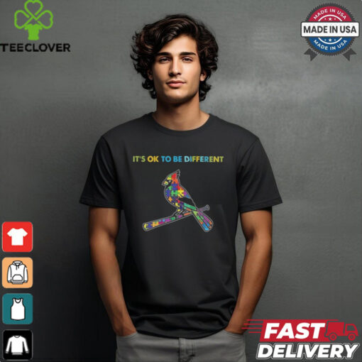 Official MLB St. Louis Cardinals It’s Ok To Be Different Autism 2024 Shirt