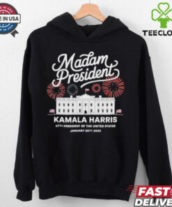 Official Madam President Kamala Harris 47th President Of The United States January 20th 2025 America White T shirt