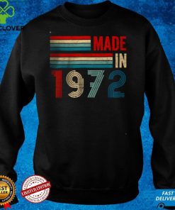 Official Made In 1972 50th Year Old Birthday T Shirt hoodie, sweater Shirt