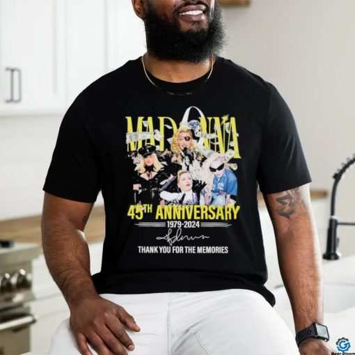 Official Madonna 45th Anniversary Memories Shirt