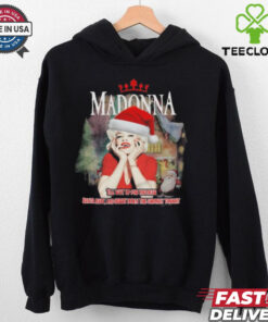 Official Madonna Santa Baby I’ll Wait Up For You Dear Christmas 2024 Shirt