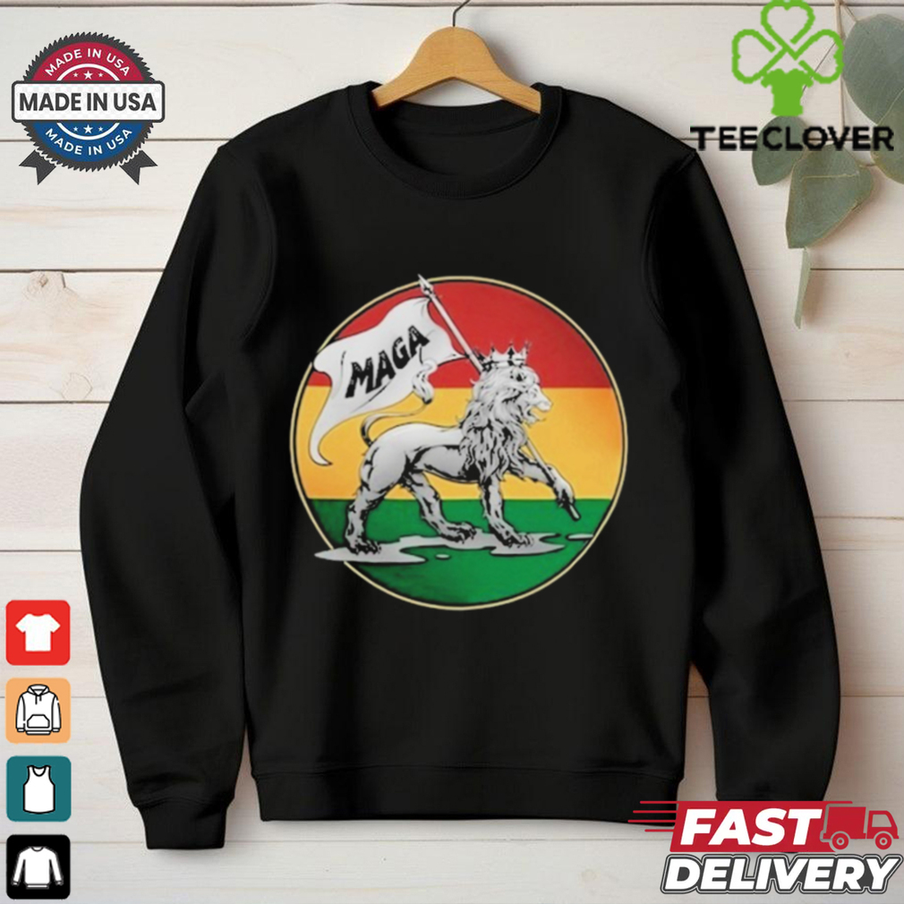 Official Maga Conquering Lion Shirt Official Maga Conquering Lion Shirt