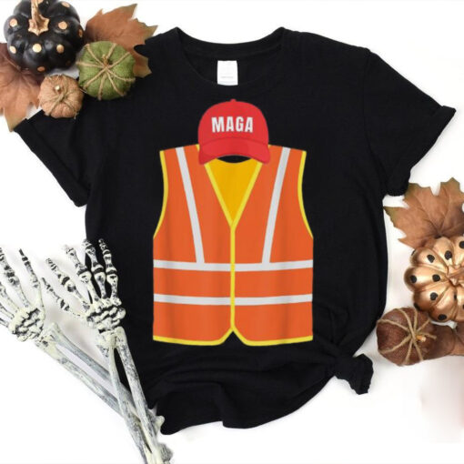 Official Maga garbage truck collector vest for Trump election day T shirt