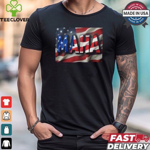 Official Maha Make America Healthy Again Usa Flag Vintage t shirt