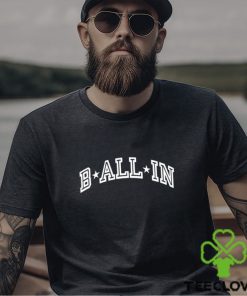 Official Maia wearing b all in T shirt