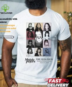 Official Maisie Peters The Eras Tour Wembley Stadium, London August 19 2024 photos t shirt