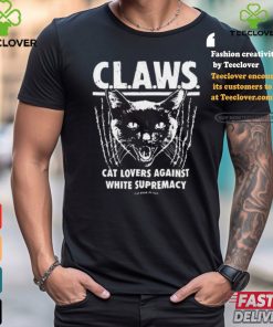 Official Majorhightide Wearing Claws Cat Lovers Against White Supremacy 2024 t shirt