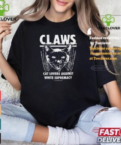Official Majorhightide Wearing Claws Cat Lovers Against White Supremacy 2024 t shirt 1 Official Majorhightide Wearing Claws Cat Lovers Against White Supremacy 2024 t shirt