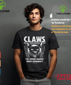 Official Majorhightide Wearing Claws Cat Lovers Against White Supremacy 2024 t shirt 2 Official Majorhightide Wearing Claws Cat Lovers Against White Supremacy 2024 t shirt
