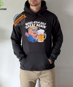 Official Make 4Th Of July Great Again Trump Holding Beer t shirt