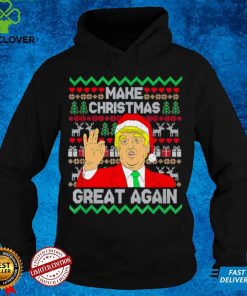Official Make Christmas Great Again Support Trump Ugly Christmas T Shirt hoodie, Sweater