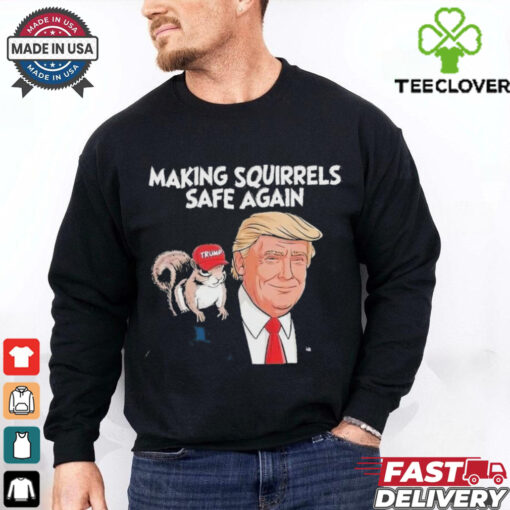 Official Make Squirrels Safe Again Trump 2024 Squirrels T Shirt