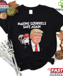 Official Make Squirrels Safe Again Trump 2024 Squirrels T Shirt