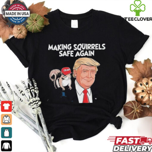 Official Make Squirrels Safe Again Trump 2024 Squirrels T Shirt