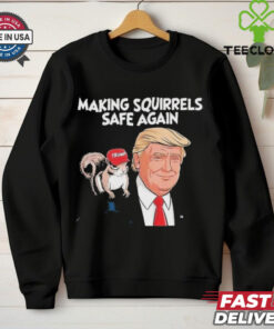 Official Make Squirrels Safe Again Trump 2024 Squirrels T Shirt