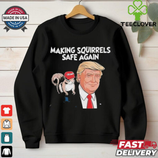 Official Make Squirrels Safe Again Trump 2024 Squirrels T Shirt