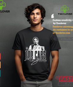 Official Mallory Swanson USWNT 100th Cap Celebration Black Shirt 1 Official Mallory Swanson USWNT 100th Cap Celebration Black Shirt