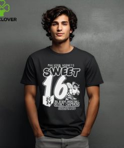 Official Malvern Hornets Sweet 16 2024 DIV III Boys Basketball District Champions Undefeated T Shirt