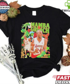 Official Mamba & Grinch Stole Christmas Kobe Bryant Christmas 2024 T shirt