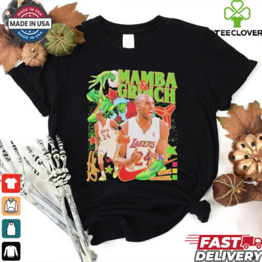 Official Mamba & Grinch Stole Christmas Kobe Bryant Christmas 2024 T shirt