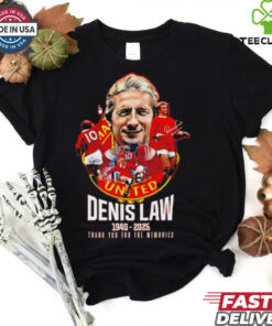 Official Manchester United Legendary Denis Law 1940 2025 Thank You for the Memories shirt