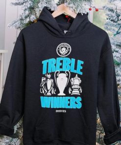 Official Manchester city treble winners 2023 T shirt