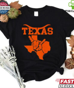 Official Map Texas Longhorns Football Logo shirt