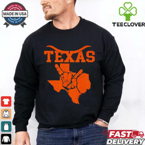 Official Map Texas Longhorns Football Logo shirt