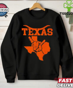 Official Map Texas Longhorns Football Logo shirt