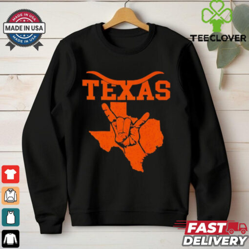 Official Map Texas Longhorns Football Logo shirt