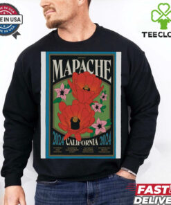 Official Mapache California December Shows 2024 Poster Shirt