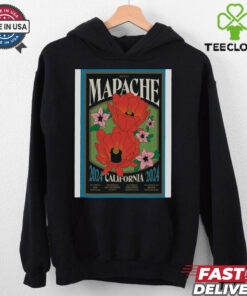 Official Mapache California December Shows 2024 Poster Shirt