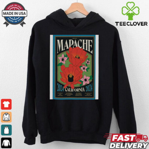 Official Mapache California December Shows 2024 Poster Shirt