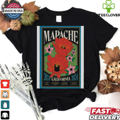 Official Mapache California December Shows 2024 Poster Shirt