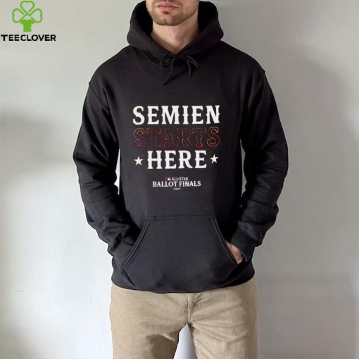 Official Marcus Semien Texas Rangers Starts Here 2024 All Star Ballot Finals Shirt