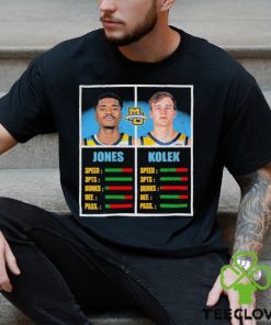 Official Marquette Kam Jones & Tyler Kolek Player Index T shirt