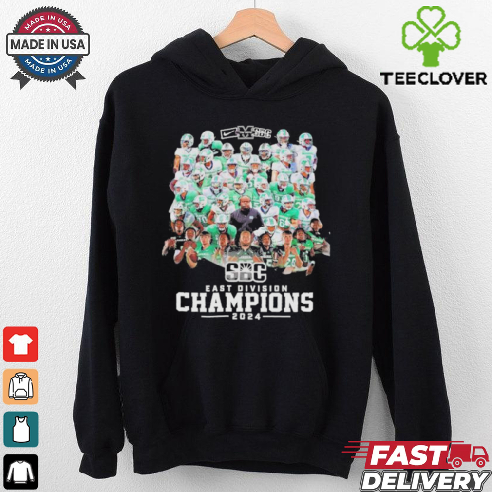 Official Marshall Athletics SBC East Division Champions 2024 shirt Official Marshall Athletics SBC East Division Champions 2024 shirt