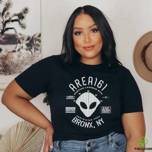 Official Martian Landing Site Restricted Area Bronx Ny Area 161 Shirt