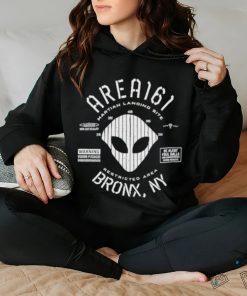 Official Martian Landing Site Restricted Area Bronx Ny Area 161 Shirt