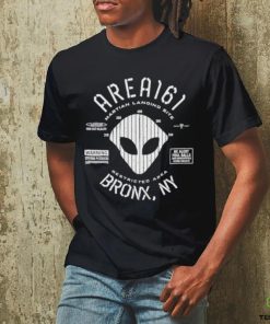 Official Martian Landing Site Restricted Area Bronx Ny Area 161 Shirt