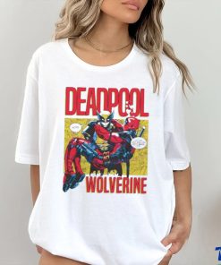 Official Marvel Bestie Couple Deadpool and Wolverine Movie 2024 Shirt