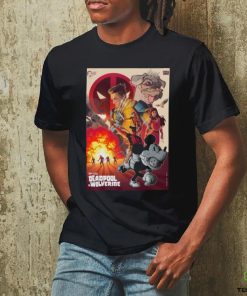 Official Marvel Deadpool & Wolverine 2024 Poster Shirt