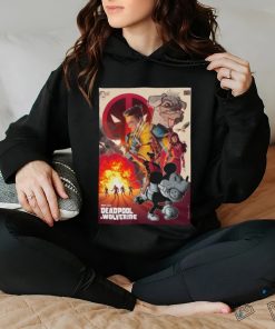 Official Marvel Deadpool & Wolverine 2024 Poster Shirt