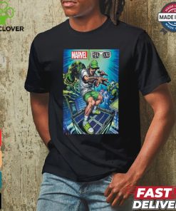 Official Marvel x Feid Ferxxo Green Poster hoodie, sweater, longsleeve, shirt v-neck, t-shirt