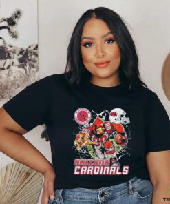 Official Mascot Breaking Through Wall Arizona Cardinals Vintage T shirt