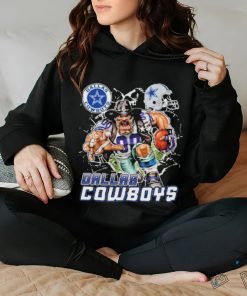 Official Mascot Breaking Through Wall Dallas Cowboys Vintage T shirt