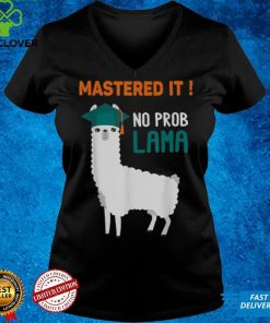 Official Mastered It No Prob Llama Class Of 2021 Gift T Shirt