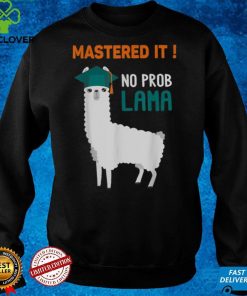 Official Mastered It No Prob Llama Class Of 2021 Gift T Shirt