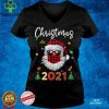 Official Matching Family Christmas 2021 Plaid Mask Rudolph Santa Sweater Shirt