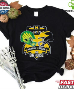 Official Matchup Michigan Wolverines vs Oregon Duck The Big House Nov 2 2024 t shirt